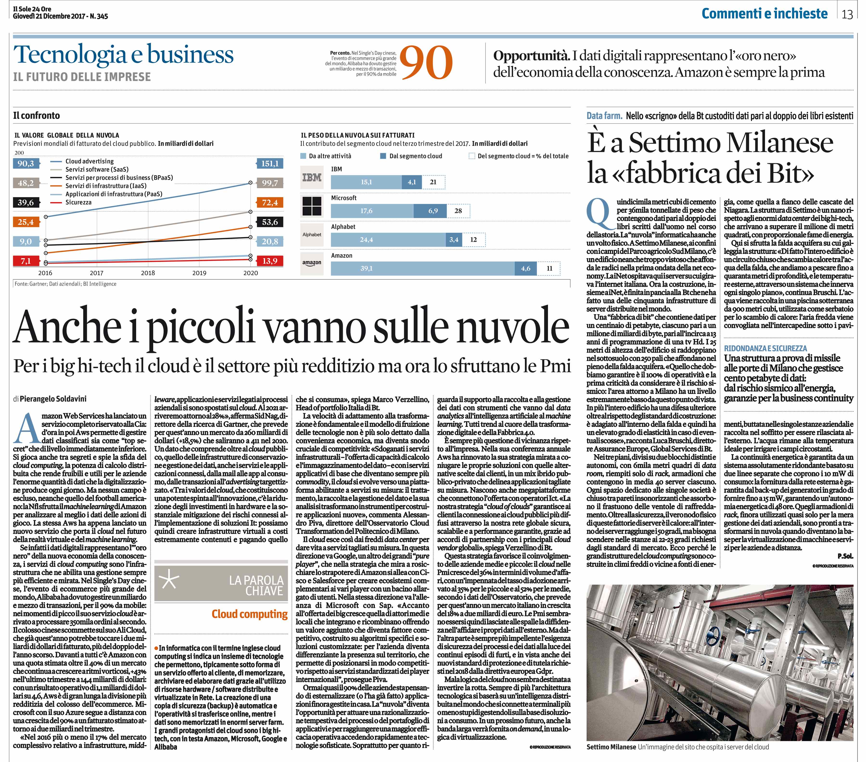 BT - Sole 24 ore